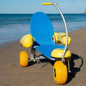 Fauteuil d’accès à la plage