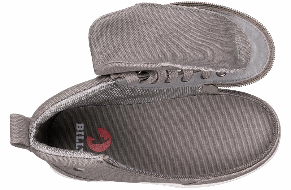 Chaussures avec grande ouverture par fermeture éclair