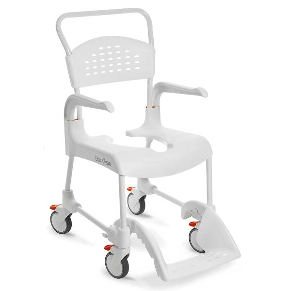 Fauteuil de douche à roulettes