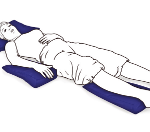 Coussins de positionnement au lit